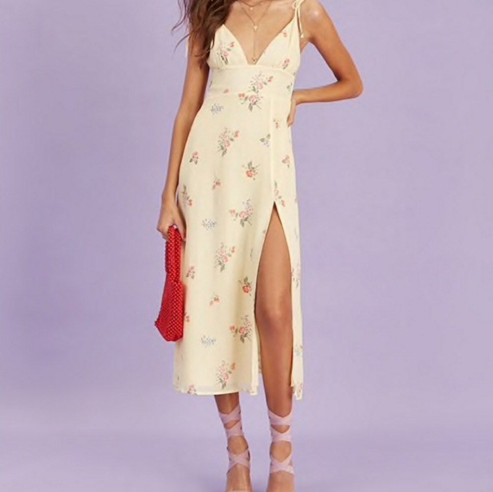 Forever 21 Floral Midi Dress